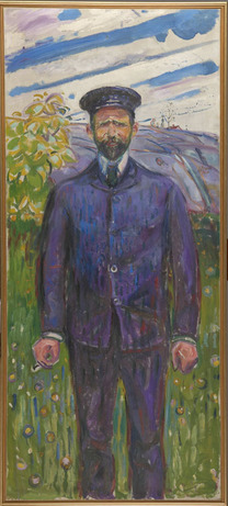 M 355. Munch's portrait of Ludvig Ravensberg
