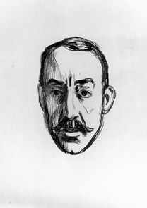 No-MM_G0262. Munch's portrait of Henry van de Velde