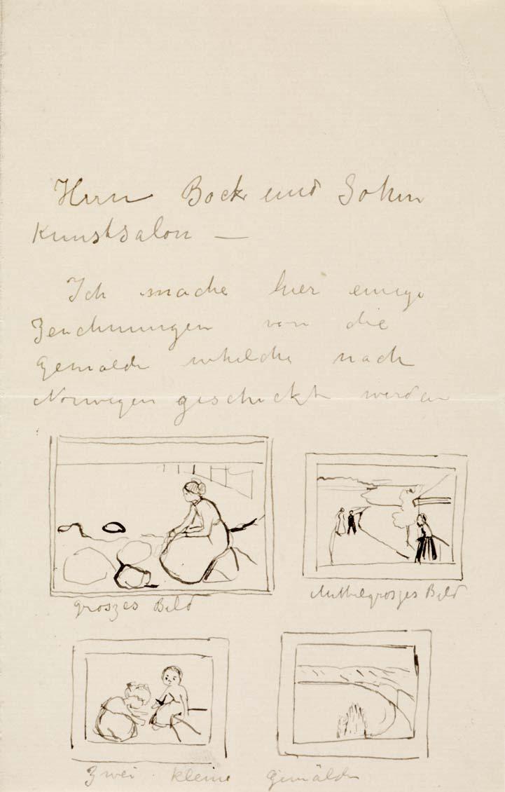 . ILL. 18. LETTER FROM EDVARD MUNCH TO BOCK UND SOHN 1894, MM T 2818-1