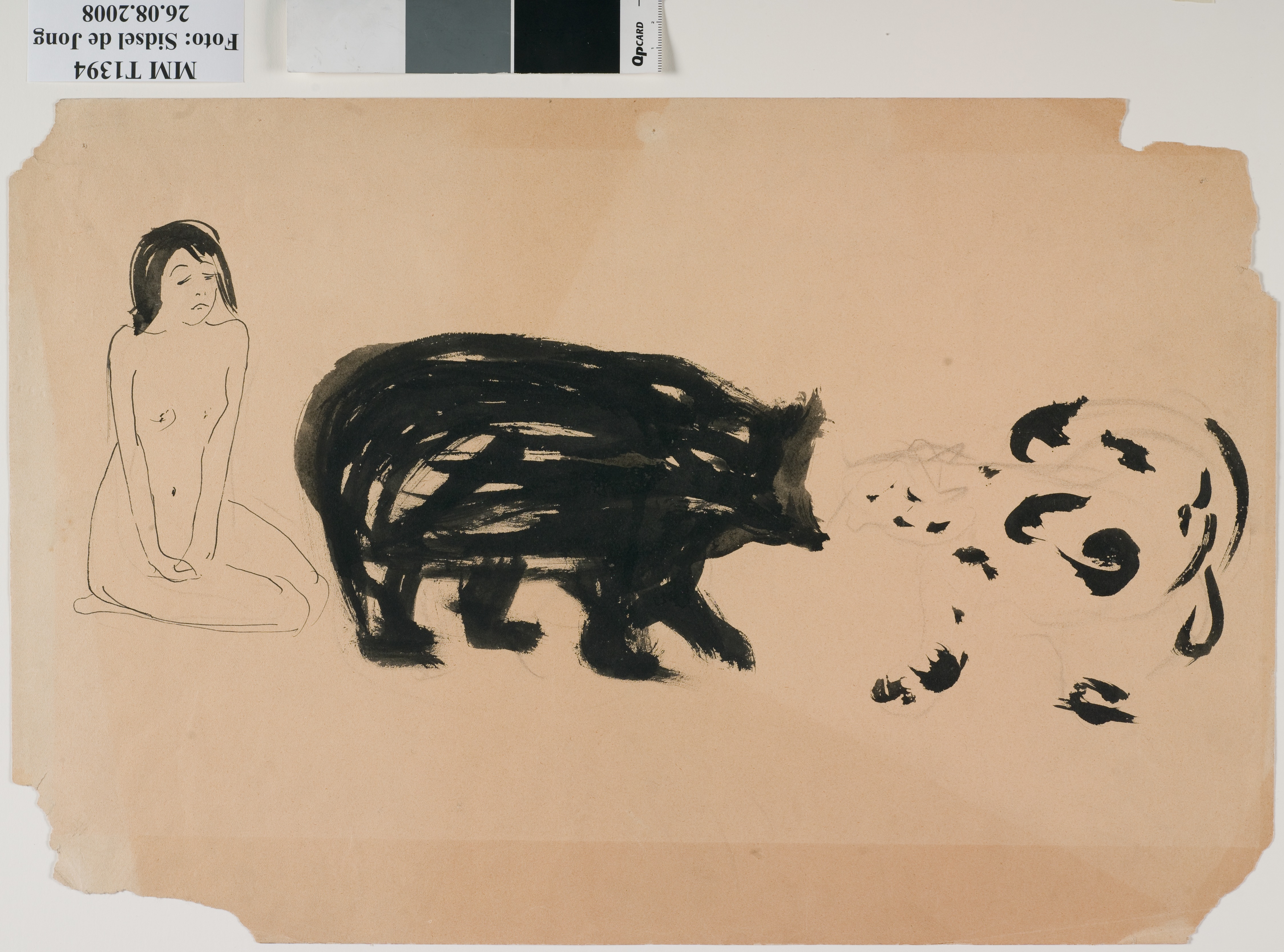 . ILL. 68. THE WOMAN, THE TIGER AND THE BEAR C 1895