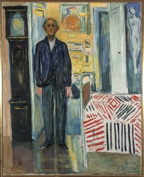 Selvportrett. Mellom klokken og sengen (1940–43)