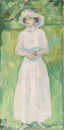 M 415. Munchs portrett av Irmgard Steinbarth