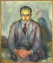 M 434. Munchs portrett av Rolf Stenersen