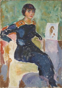 M 556. Munchs portrett av Elsa Glaser