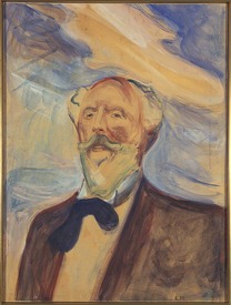 M 985. Munchs portrett av Holger Drachmann