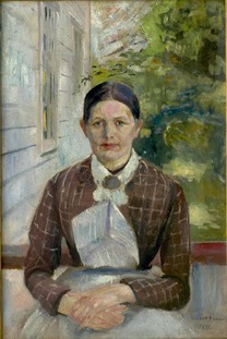 M 1057. Munchs portrett av Karen Bjølstad