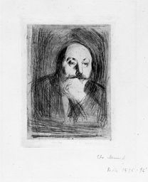 MM G 1. Munchs portrett av Richard Mengelberg