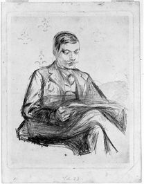 MM G 22. Munchs portrett av Eberhard von Bodenhausen