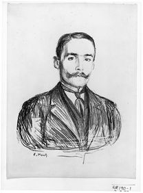 MM G 190. Munchs portrett av Harry Kessler