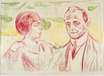 MM G 366. Munchs portrett av Curt Glaser
