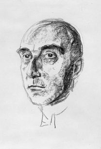 MM G 453. Munchs portrett av Ludwig Justi